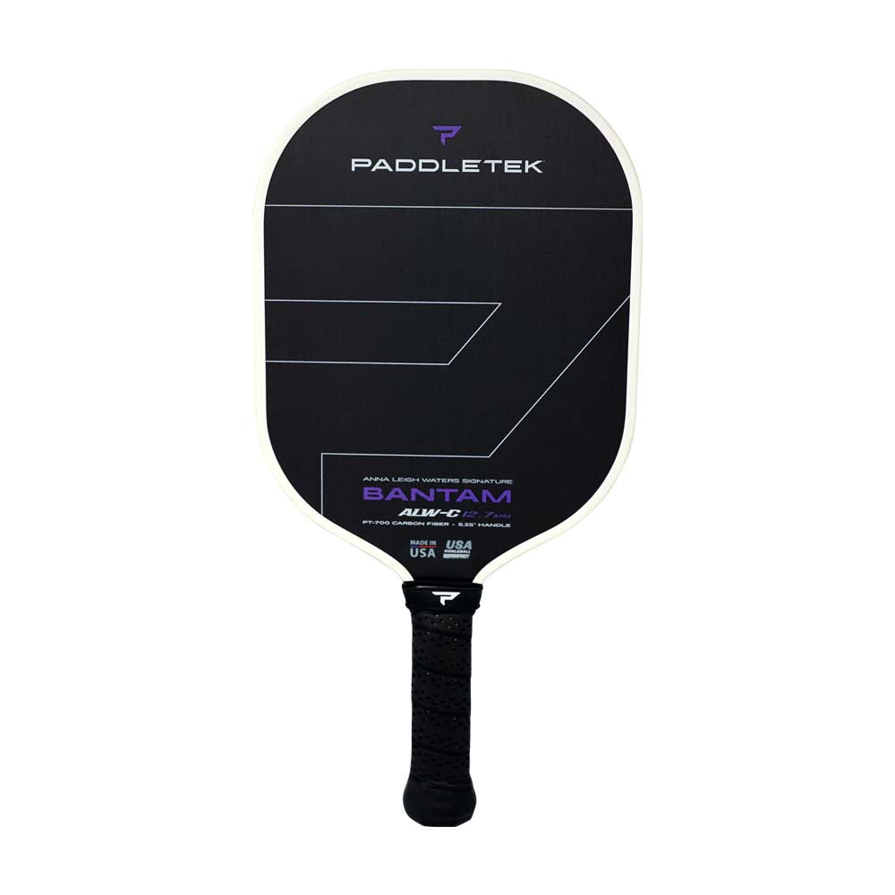 Paddletek Bantam ALW-C Anna Leigh Waters Carbon 12.7mm Paddle - Pickleball Sports Quality