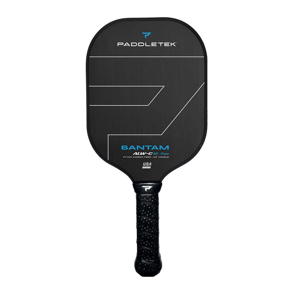 Paddletek Bantam ALW-C Anna Leigh Waters Carbon 12.7mm Paddle - Pickleball Sports Quality