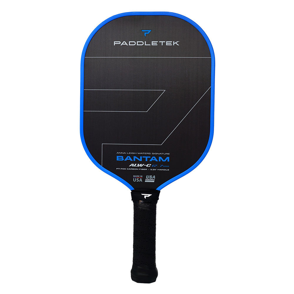 Paddletek Bantam ALW-C Anna Leigh Waters Carbon 12.7mm Paddle - Pickleball Sports Quality
