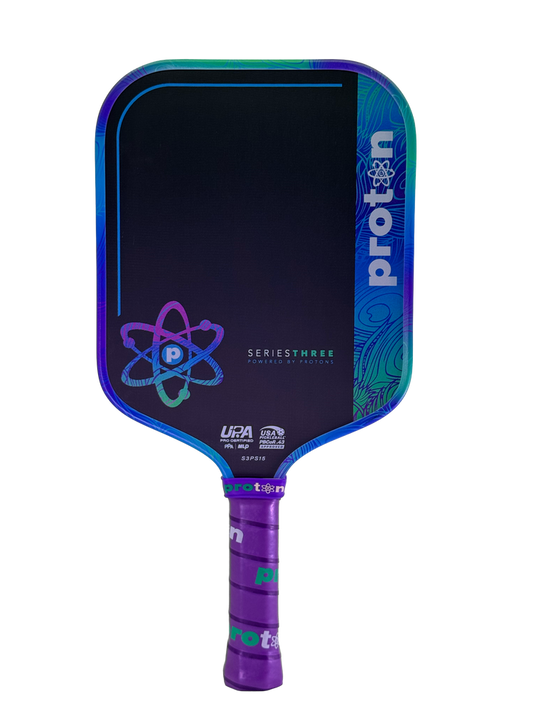 Proton Series Three Project Peacock 15mm Widebody Pickleball Paddle - Pickleball Sports Signature