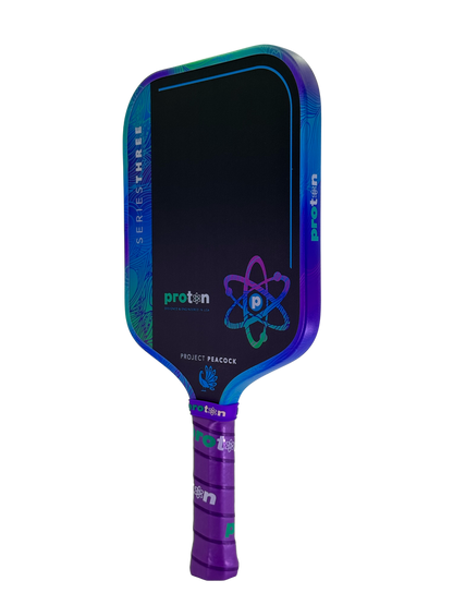 Proton Series Three Project Peacock 15mm Widebody Pickleball Paddle - Pickleball Sports Signature
