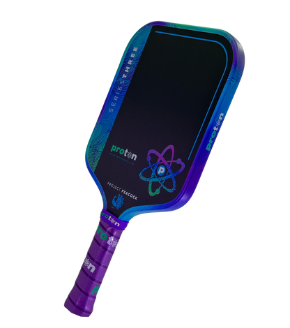 Proton Series Three Project Peacock 15mm Widebody Pickleball Paddle - Pickleball Sports Signature