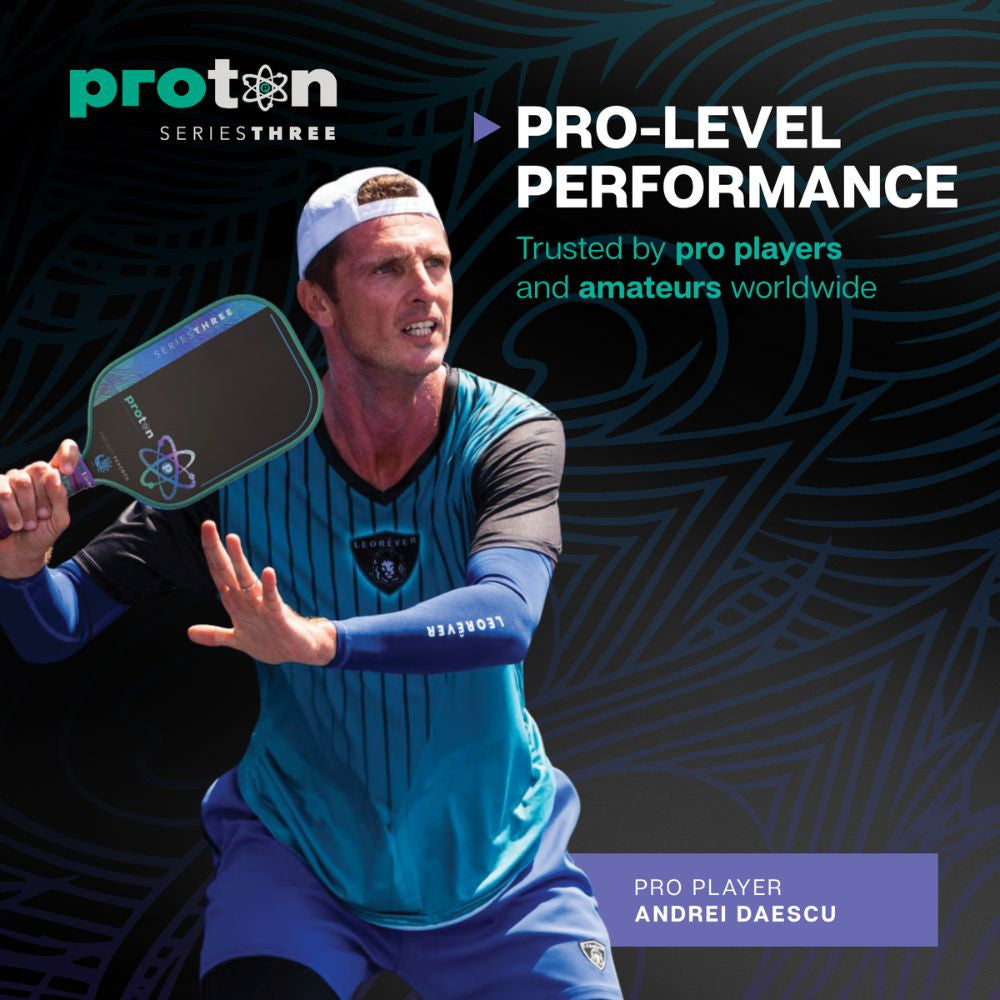 Proton Series Three Project Peacock 13mm Widebody Pickleball Paddle - Pickleball Sports Great Value