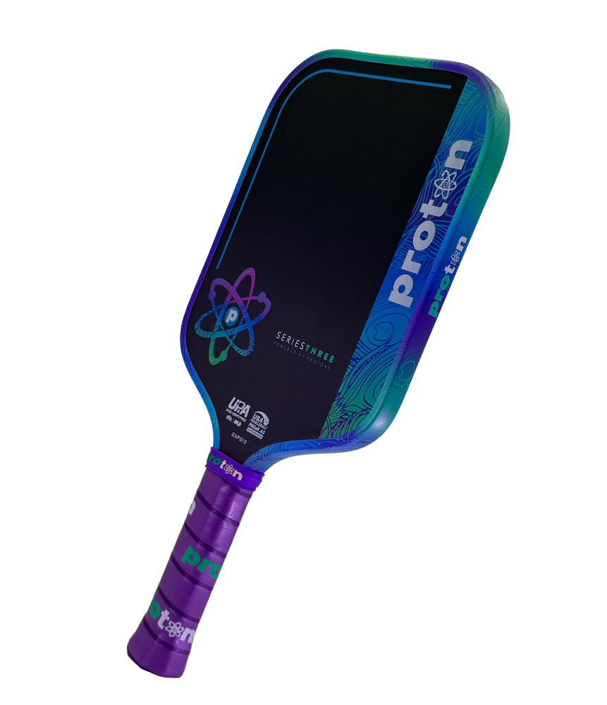 Proton Series Three Project Peacock 13mm Widebody Pickleball Paddle - Pickleball Sports Great Value