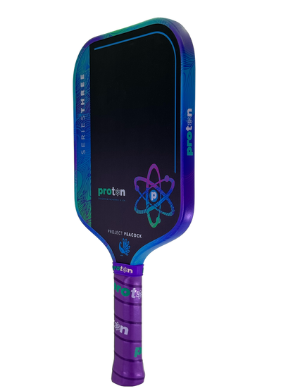 Proton Series Three Project Peacock 13mm Widebody Pickleball Paddle - Pickleball Sports Great Value
