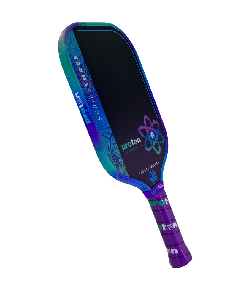 Proton Series Three Project Peacock 13mm Elongated Pickleball Paddle - Pickleball Sports Discount