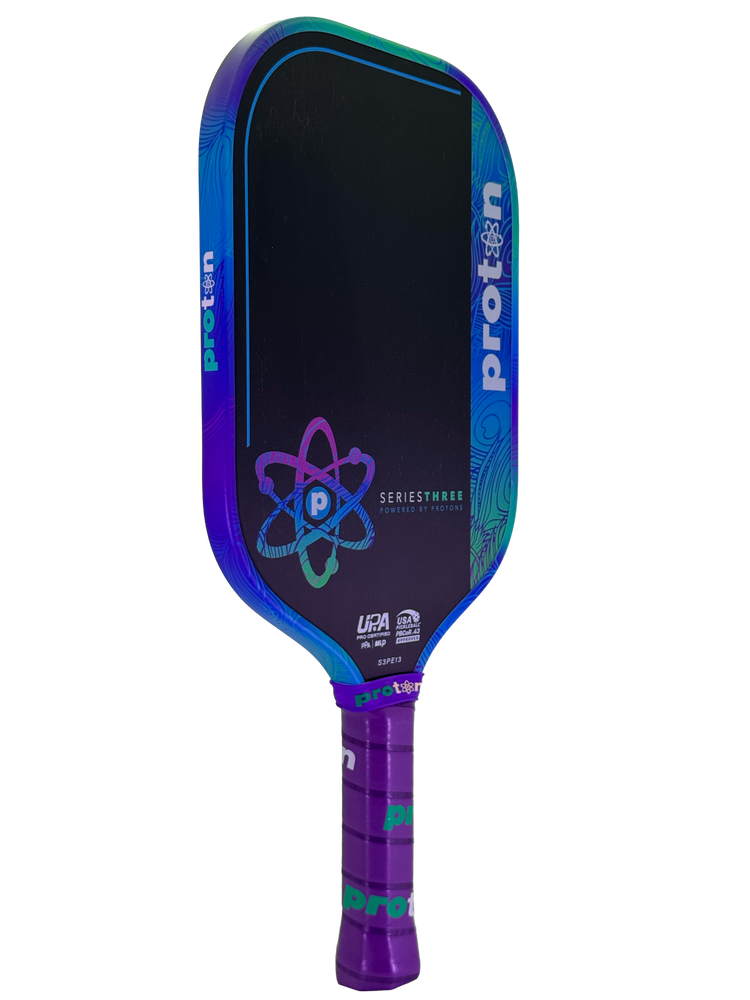 Proton Series Three Project Peacock 13mm Elongated Pickleball Paddle - Pickleball Sports Discount