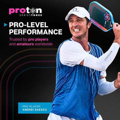 Proton Series Three Project Peacock 15mm Widebody Pickleball Paddle - Pickleball Sports Quality