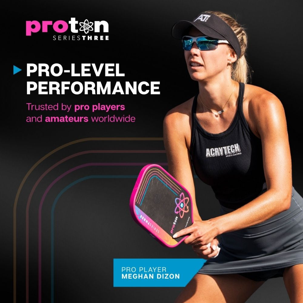 Proton Series Three Project Peacock 13mm Widebody Pickleball Paddle - Pickleball Sports Featured