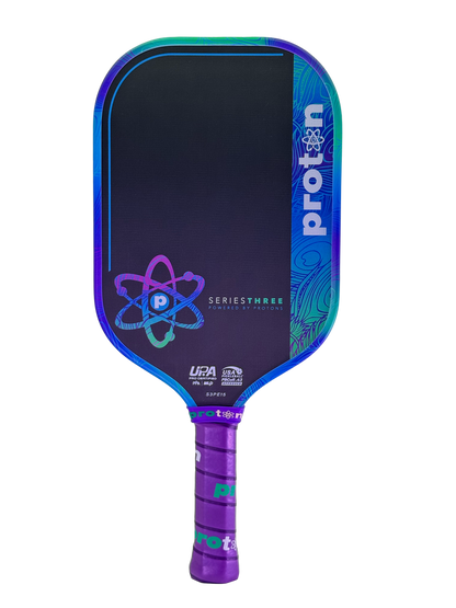 Proton Series Three Project Peacock 15mm Elongated Pickleball Paddle - Pickleball Sports Everyday