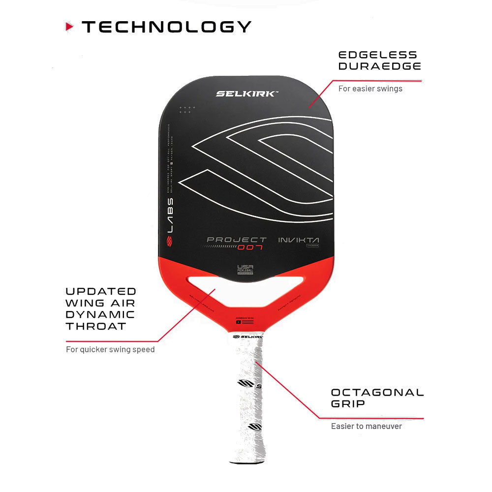 Selkirk Labs Project 007 Invikta 10mm Pickleball Paddle - Pickleball Sports Trusted