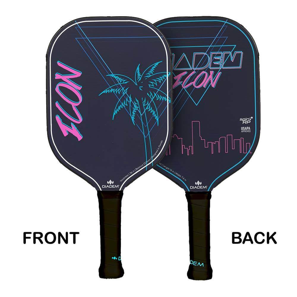 Diadem Icon Graphite Pickleball Paddle - Pickleball Sports Everyday