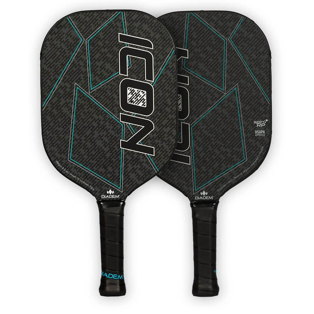 Diadem Icon Graphite Pickleball Paddle - Pickleball Sports Everyday