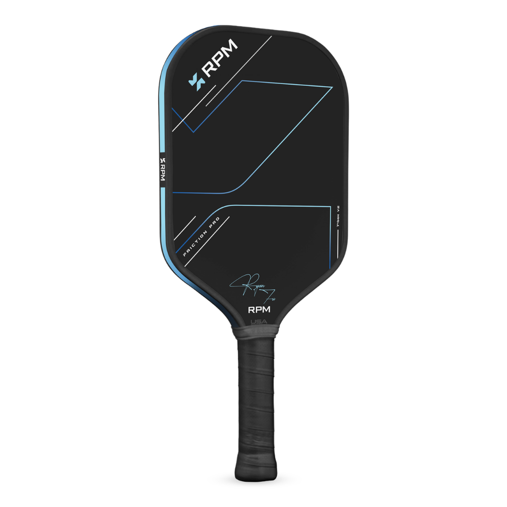 RPM Friction Pro Elongated V2 Carbon Fiber Pickleball Paddle - Pickleball Sports Featured