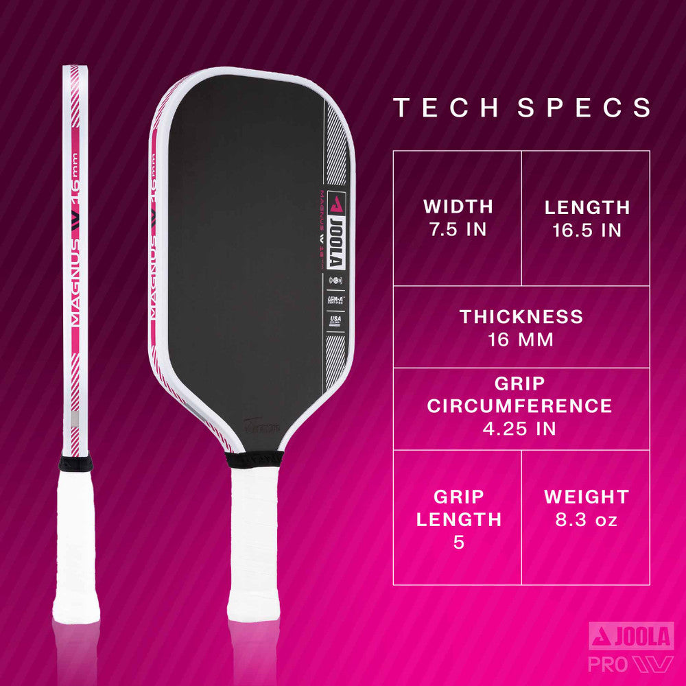 JOOLA Tyson McGuffin Magnus Pro IV 16mm Pickleball Paddle - Pickleball Sports Latest