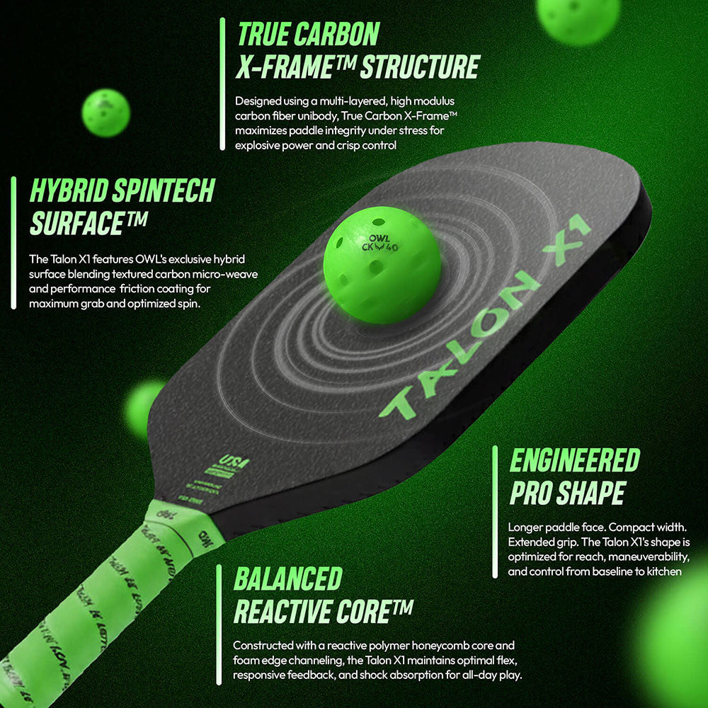 OWL Talon X1 Pickleball Paddle - Pickleball Sports Essential