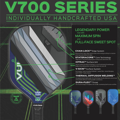 Vulcan V710HT MAX Pickleball Paddle - Pickleball Sports Signature