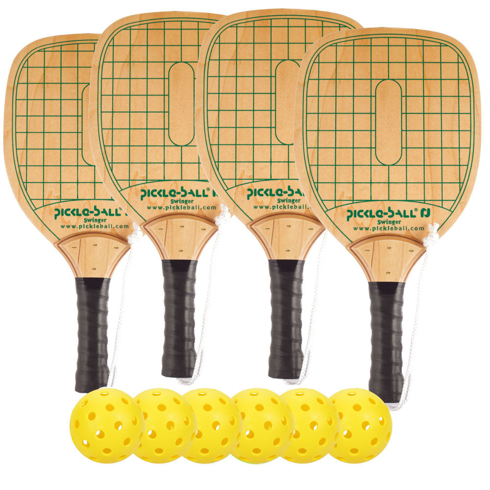 Swinger Wood Paddle Deluxe Bundle - Pickleball Sports Premium