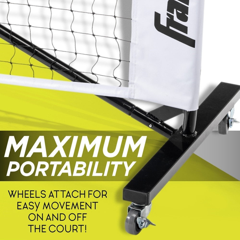 Franklin Portable Pickleball Net System with Wheel - Pickleball Sports Trending