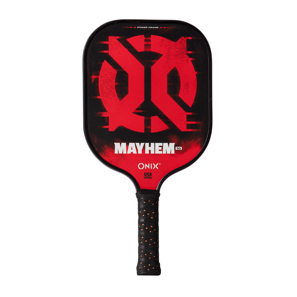 ONIX Evoke Mayhem Premier Pro Raw Carbon Pickleball Paddle - Pickleball Sports Popular
