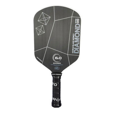 Six Zero Infinity Edgeless Double Black Diamond Control Pickleball Paddle - USED - Pickleball Sports Deals