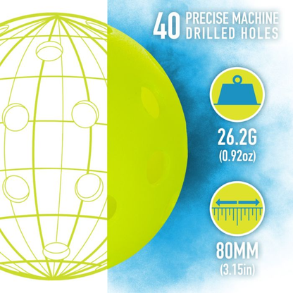 Franklin Sports Oversized Training Pickleballs - Pickleball Sports Quality