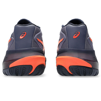ASICS Gel-Resolution X  Greyish Purple/Nova Orange Court Shoe - Pickleball Sports Best Price