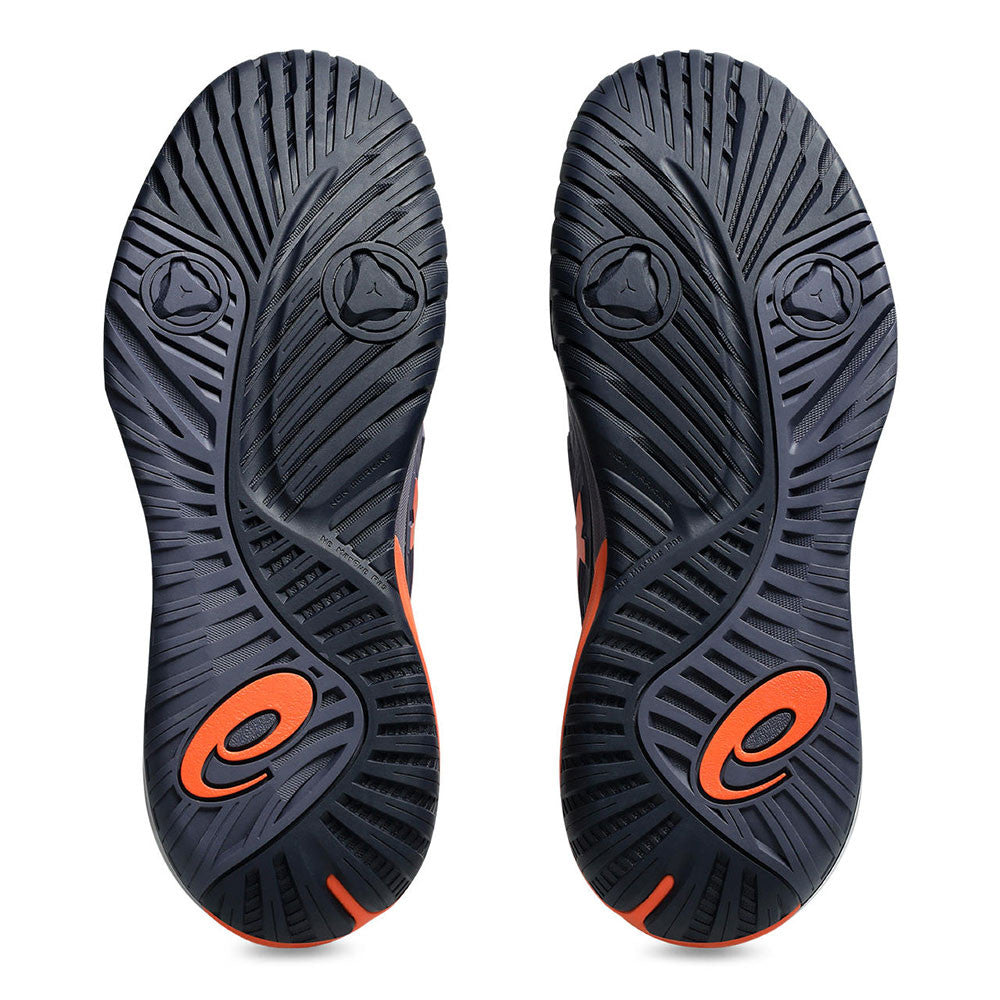 ASICS Gel-Resolution X  Greyish Purple/Nova Orange Court Shoe - Pickleball Sports Best Price
