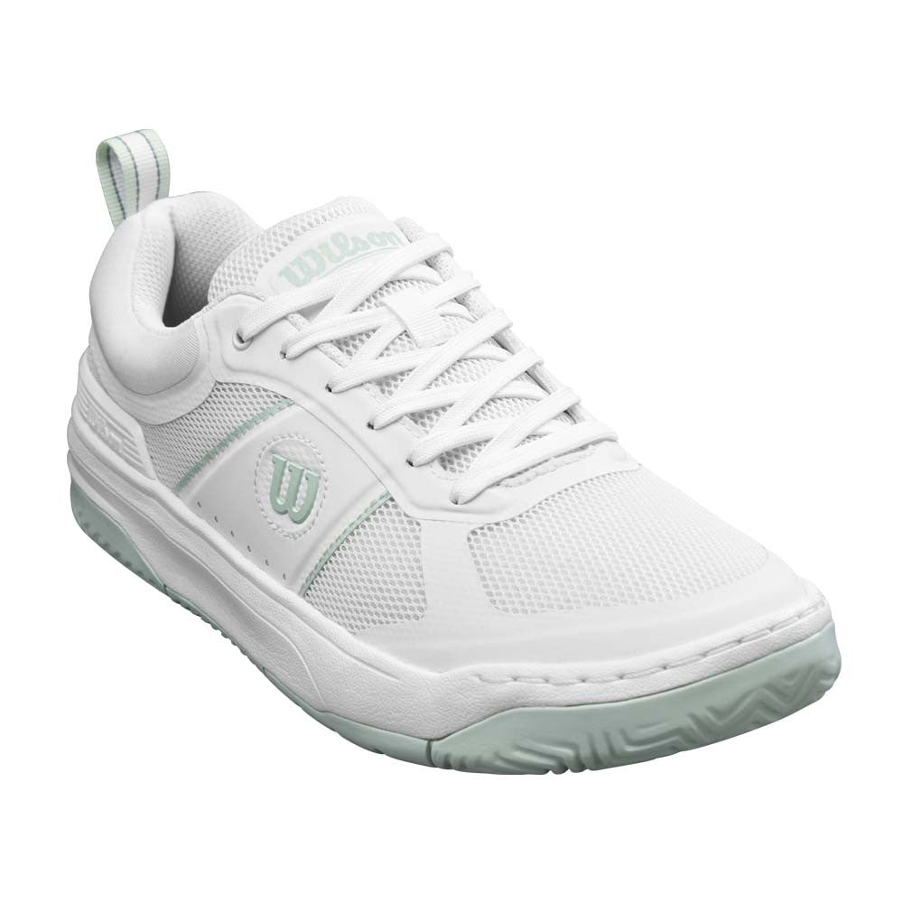 Wilson Pickle Pro White/White/Surf Spray  Pickleball Shoe - Pickleball Sports Latest