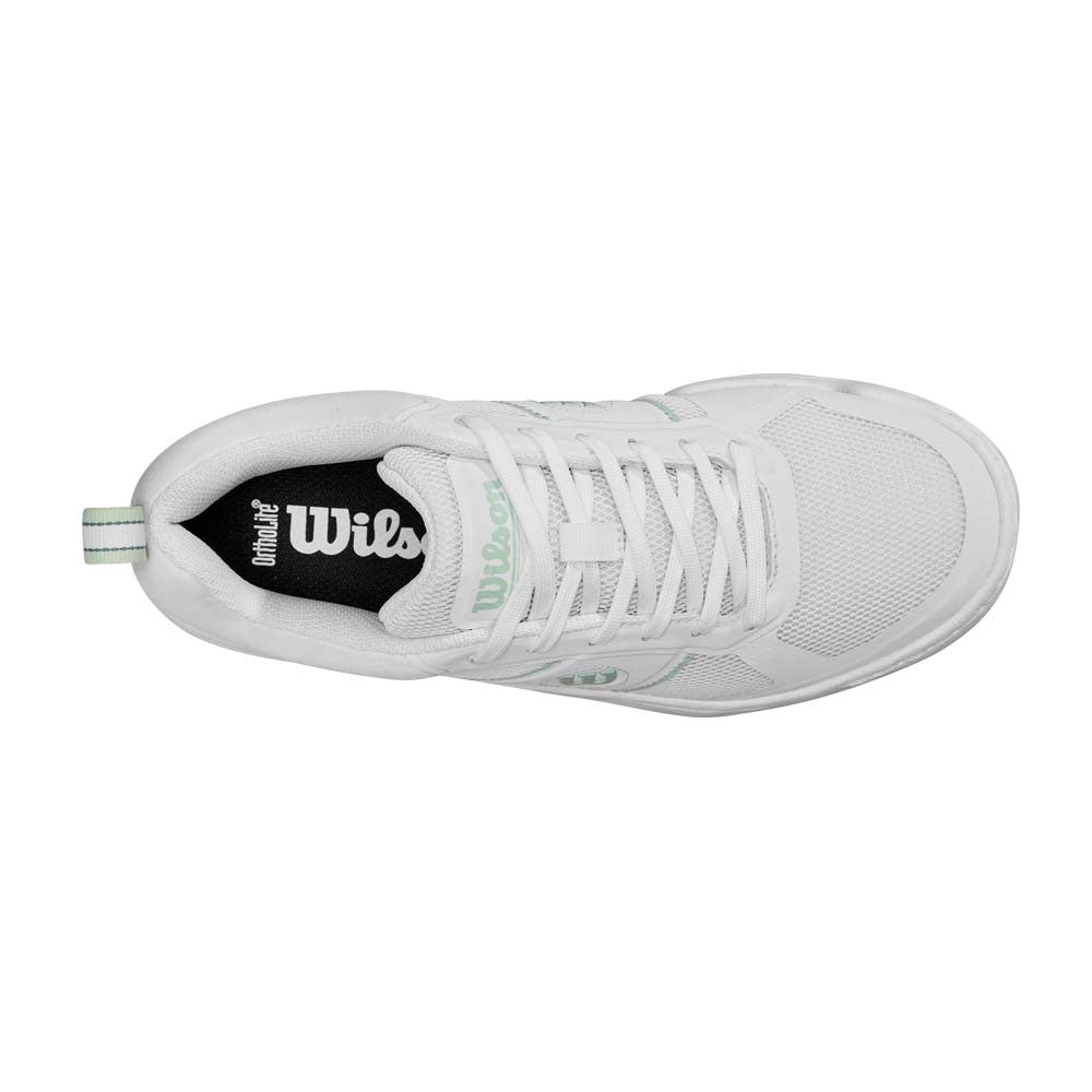 Wilson Pickle Pro White/White/Surf Spray  Pickleball Shoe - Pickleball Sports Latest