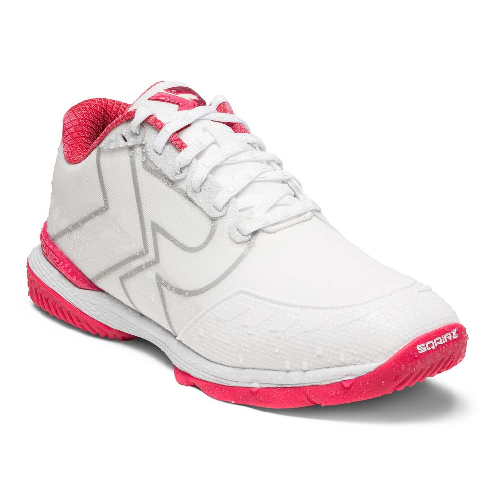 SQAIRZ XRZ™ White/Dark Pink  Pickleball Court Shoes - Pickleball Sports Sale