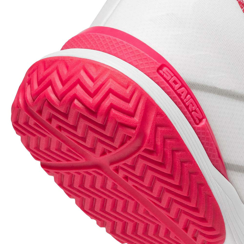 SQAIRZ XRZ™ White/Dark Pink  Pickleball Court Shoes - Pickleball Sports Sale
