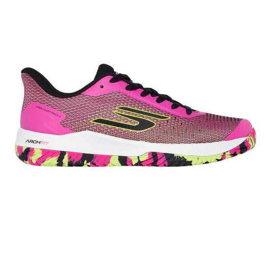 Skechers Viper Court Pro 2.0 Hot Pink  Shoe - Pickleball Sports Recommended