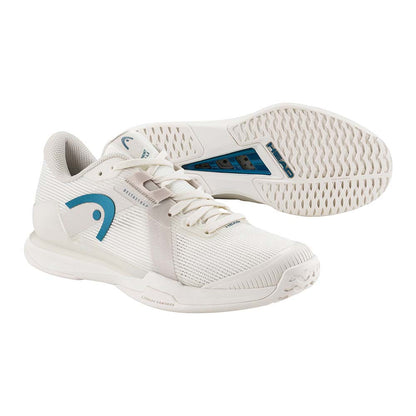 HEAD Sprint Pro 4.0 Court Shoe  - Chalk White/Twilight Blue - Pickleball Sports Trending