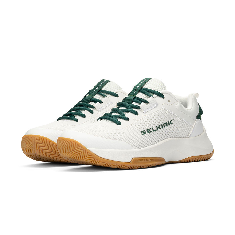 Selkirk CourtStrike 2.0 Pickleball Shoe -  White/Dark Green - Pickleball Sports Featured