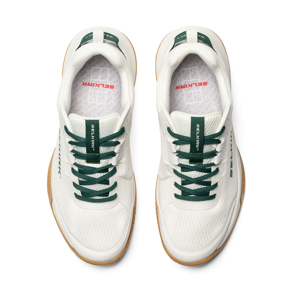 Selkirk CourtStrike 2.0 Pickleball Shoe -  White/Dark Green - Pickleball Sports Featured
