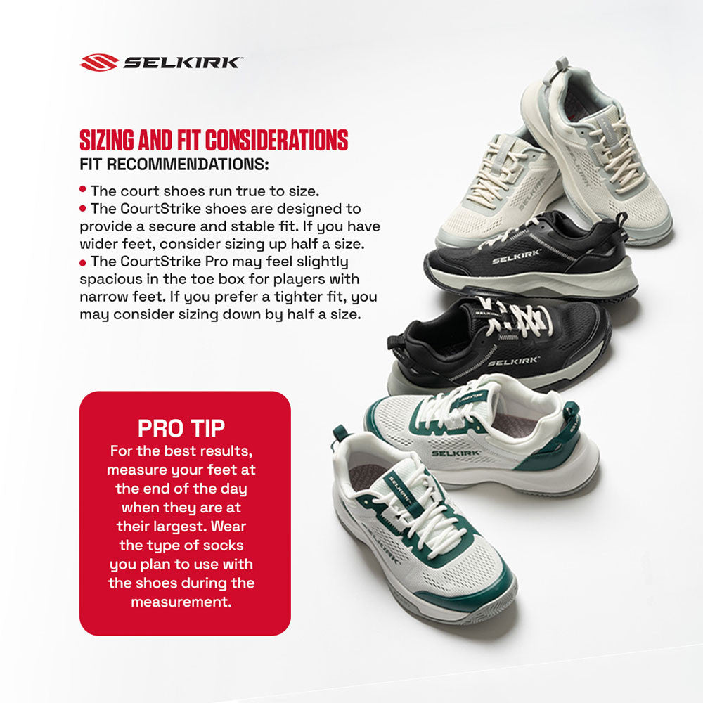 Selkirk CourtStrike 2.0 Pickleball Shoe -  White/Dark Green - Pickleball Sports Featured