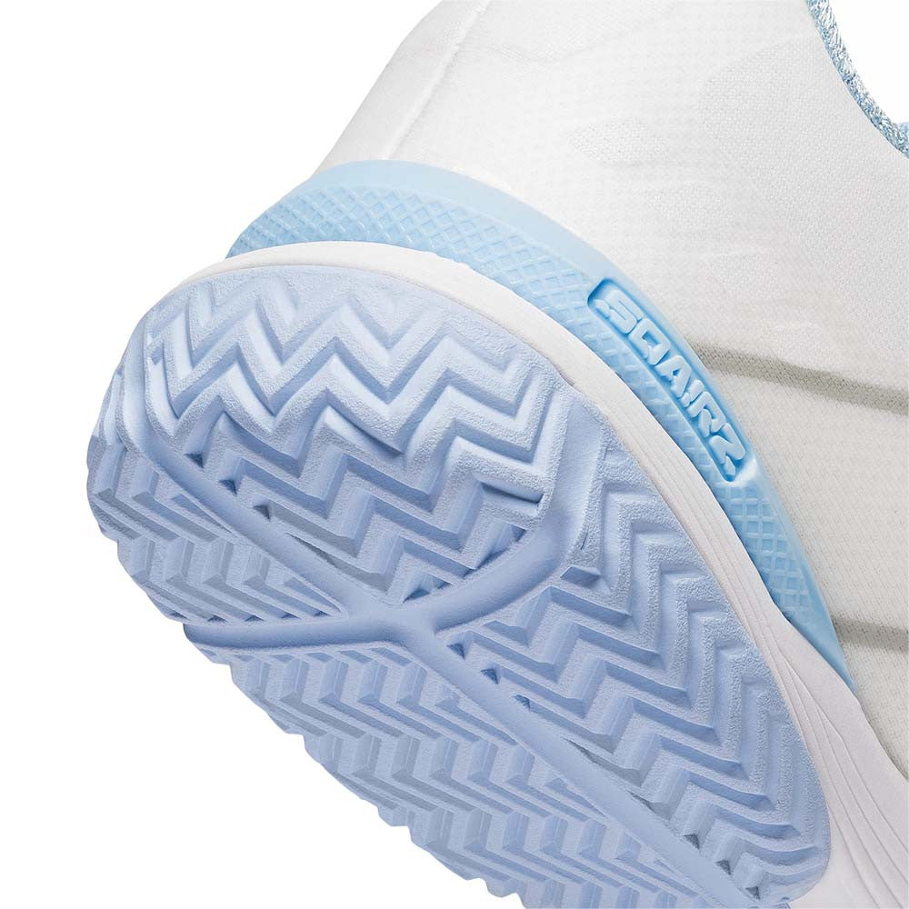 SQAIRZ XRZ™ White/Light Blue  Pickleball Court Shoes - Pickleball Sports Everyday