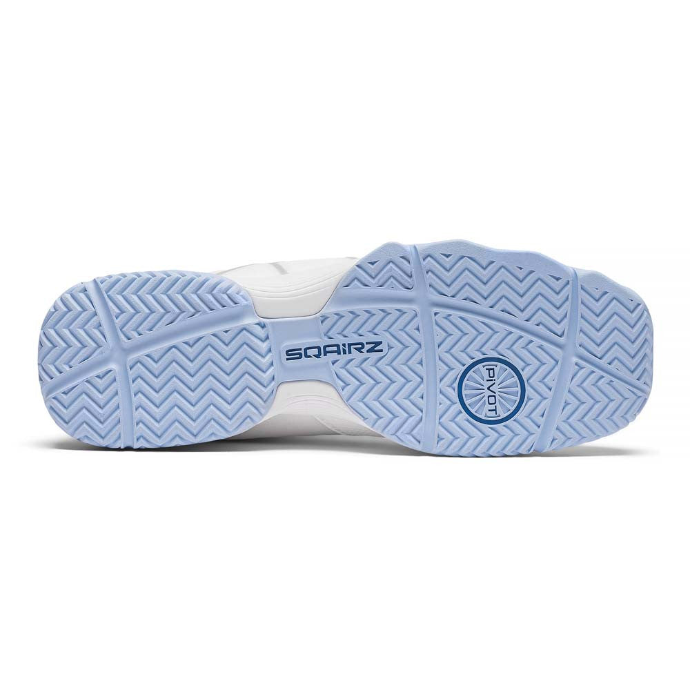 SQAIRZ XRZ™ White/Light Blue  Pickleball Court Shoes - Pickleball Sports Everyday