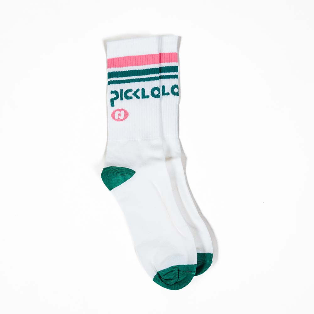 Heritage Pickle-ball Stripe Crew Socks - Pickleball Sports Best Price