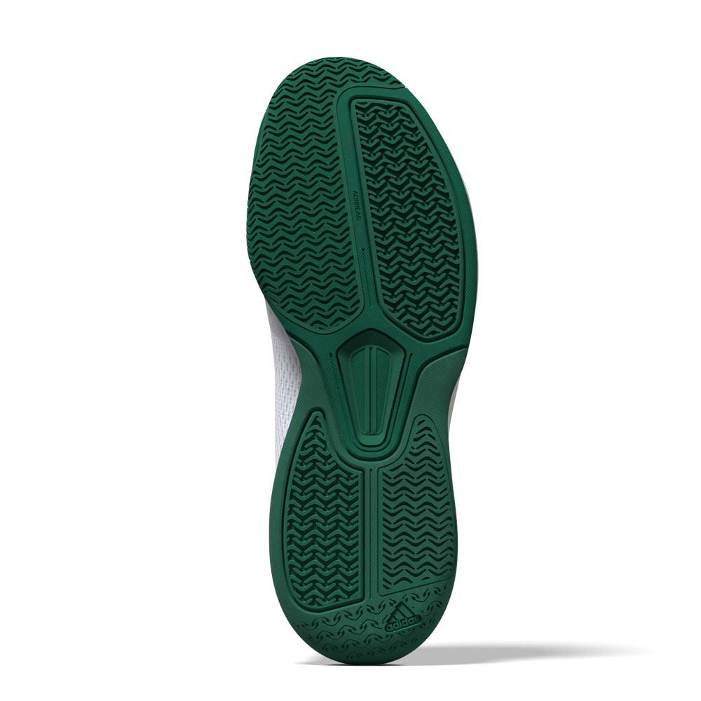 adidas White/Black/Green Courtflash  Pickleball Shoe - Pickleball Sports Top Pick