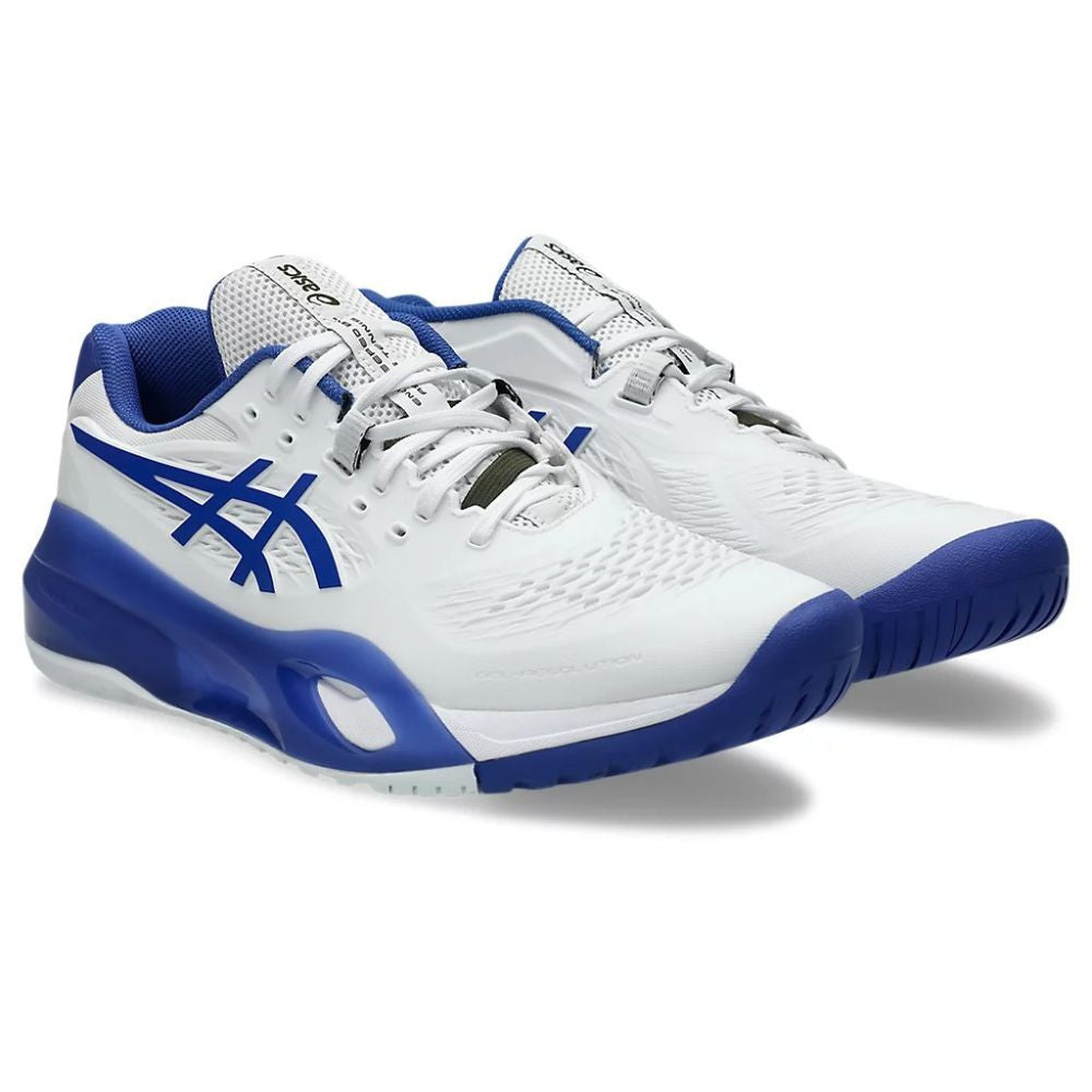 ASICS Gel-Resolution X Court Shoe - White/Dark Cobalt - Pickleball Sports Everyday
