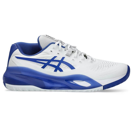 ASICS Gel-Resolution X Wide Court Shoe - White/Dark Cobalt - Pickleball Sports Signature