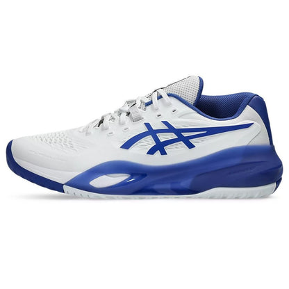 ASICS Gel-Resolution X Wide Court Shoe - White/Dark Cobalt - Pickleball Sports Signature