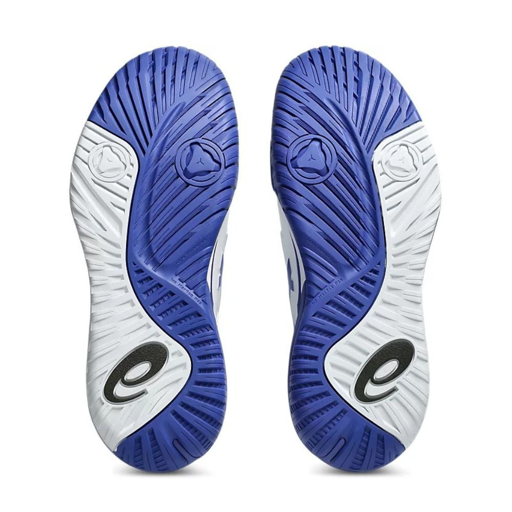 ASICS Gel-Resolution X Wide Court Shoe - White/Dark Cobalt - Pickleball Sports Signature