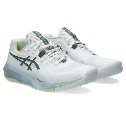 ASICS Gel Resolution X Pickleball Shoe - White/Monument Blue - Pickleball Sports Recommended