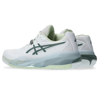 ASICS Gel Resolution X Pickleball Shoe - White/Monument Blue - Pickleball Sports Recommended