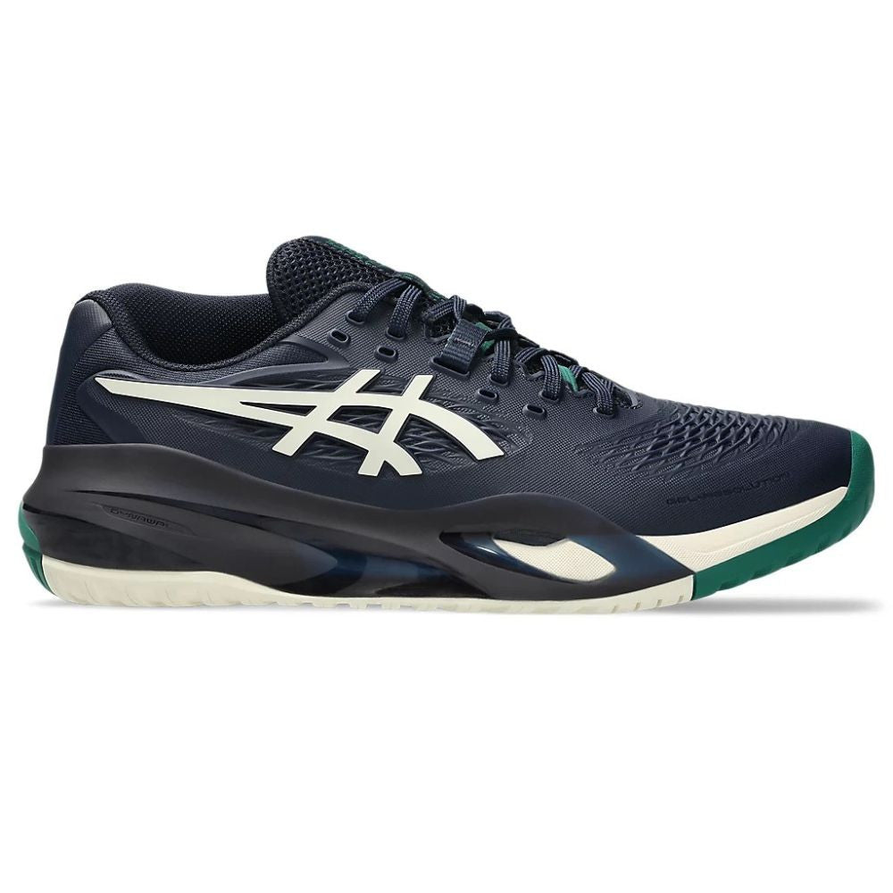 ASICS Gel-Resolution X Wide Court Shoe - White/Dark Cobalt - Pickleball Sports Top Pick
