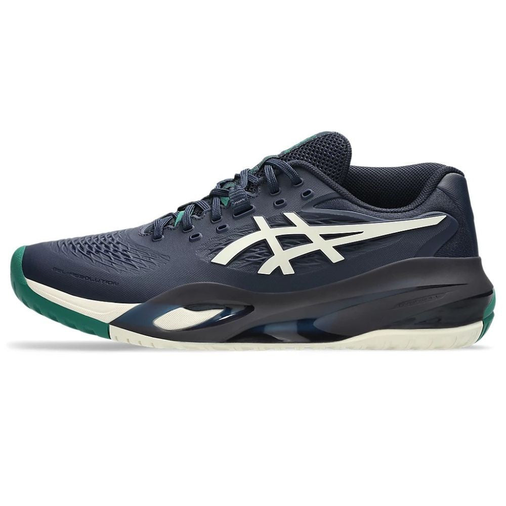 ASICS Gel-Resolution X Wide Court Shoe - White/Dark Cobalt - Pickleball Sports Top Pick