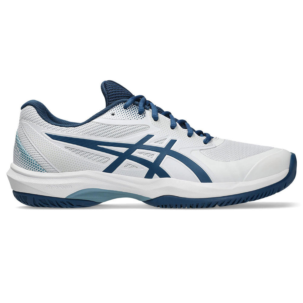 ASICS Game FF Pickleball Court Shoe - White/Twilight Blue - Pickleball Sports Classic